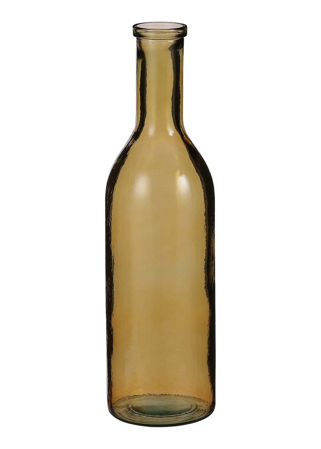 Decoratieve fles - Okergeel