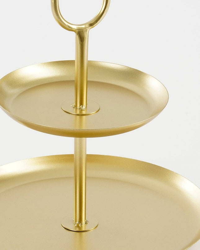 Etagère - Goud - 2 verdiepingen