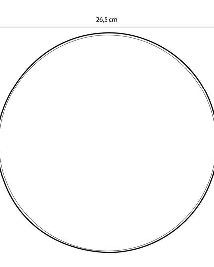 Dinerbord - Okergeel