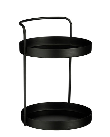 Etagère - Zwart - 2 verdiepingen