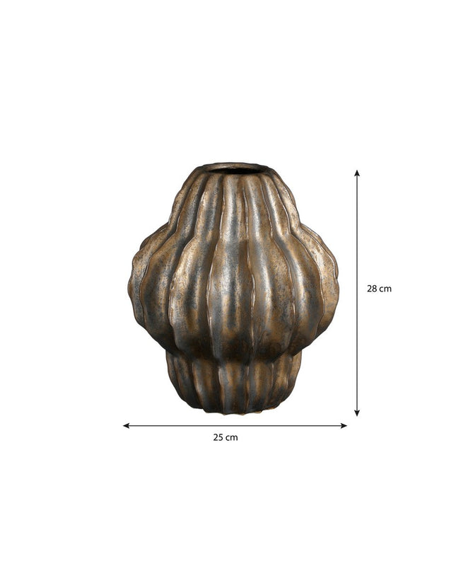 Vaas - Keramisch - Brons