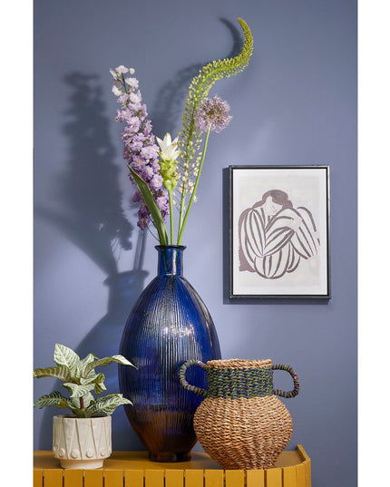 Decoratieve fles -  Donkerblauw