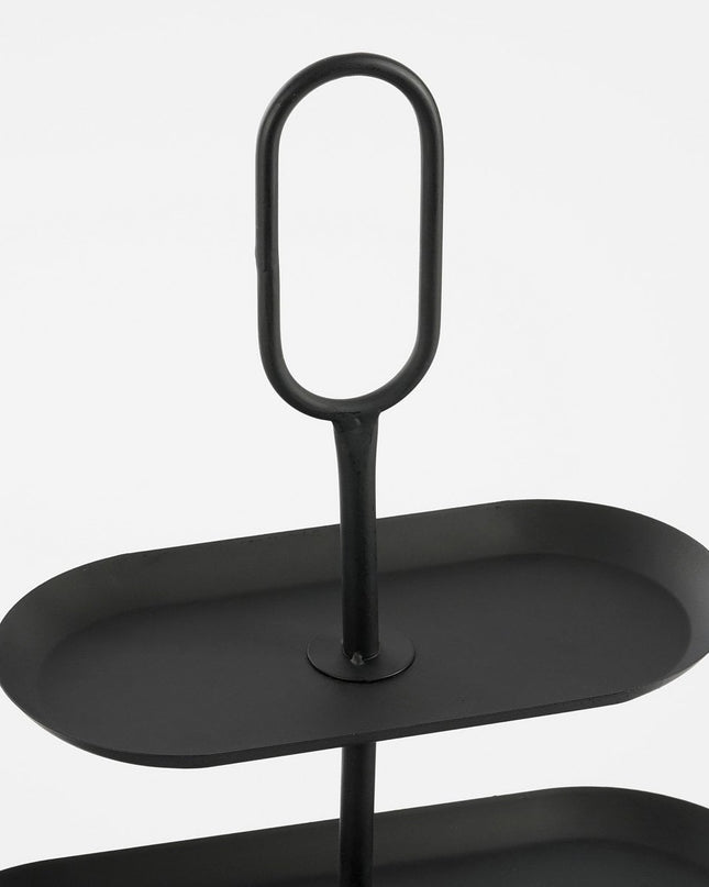 Etagère - Zwart - 2 verdiepingen