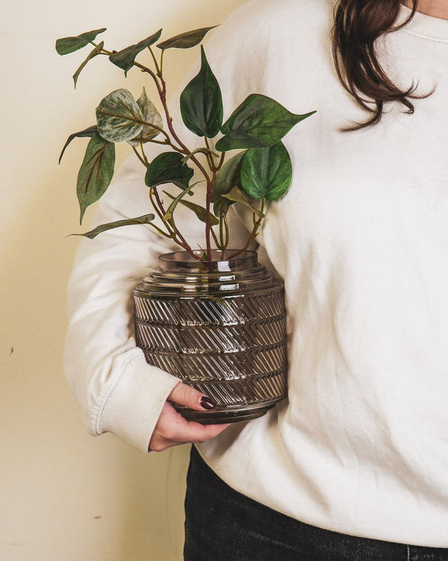 Vaas - Patroon - Glas - Smokey