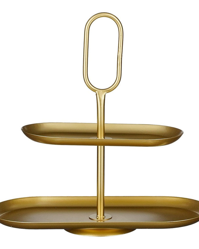 Etagère - Goud - 2 verdiepingen