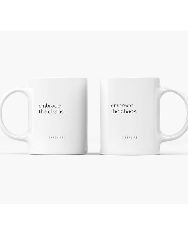 Keramische beker / Embrace the chaos