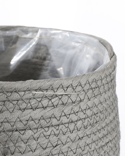 Plantenmand - Set van 3 - Grijs