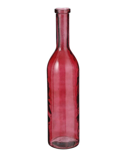 Decoratieve fles - Donkerrood