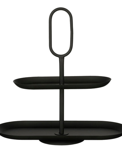 Etagère - Zwart - 2 verdiepingen