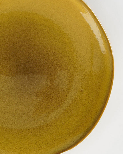 Dinerbord - Okergeel