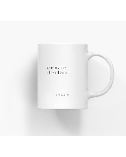 Keramische beker / Embrace the chaos