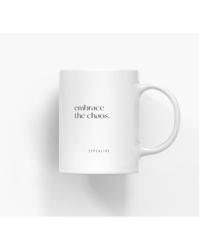 Keramische beker / Embrace the chaos