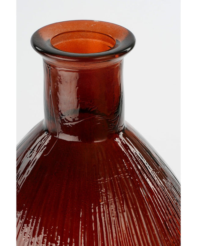 Decoratieve fles - Donkerbruin