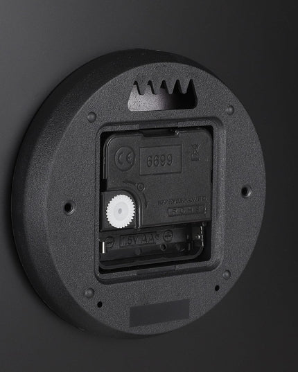 Wandklok - Zwart - Aluminium