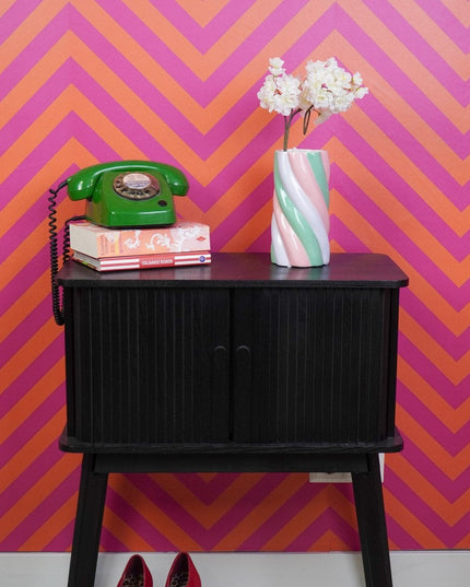 Vaas - Roze/mint/lila