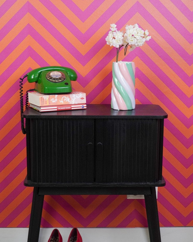 Vaas - Roze/mint/lila