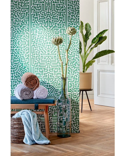 Decoratieve fles - Lichtblauw