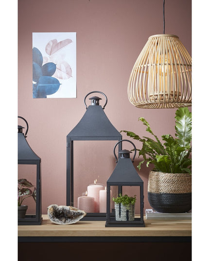 Plantenmand - set van 3 - Zwart