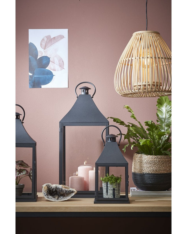 Plantenmand - set van 3 - Zwart