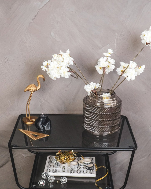 Vaas - Patroon - Glas - Smokey