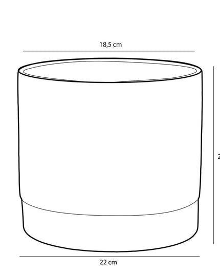 Bloempot binnen - Crème
