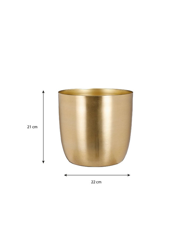 Bloempot binnen - Goud