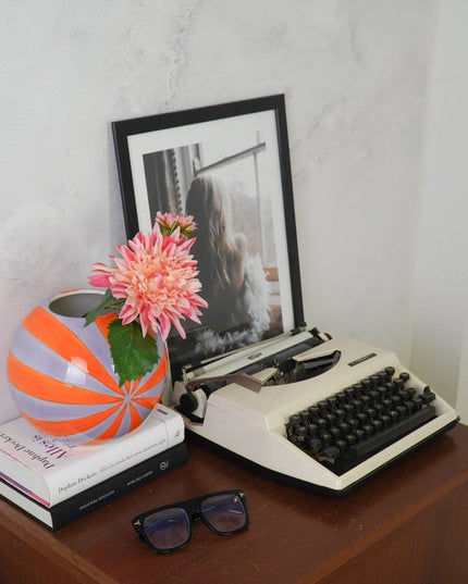 Bloemvaas - Orange/Lila