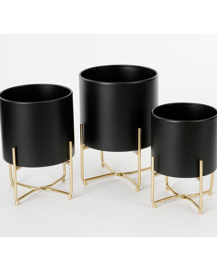 Plantenstandaard - Set - Zwart