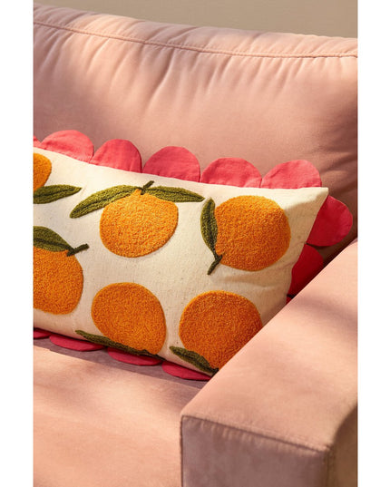 Sierkussen Gebroken wit Katoen