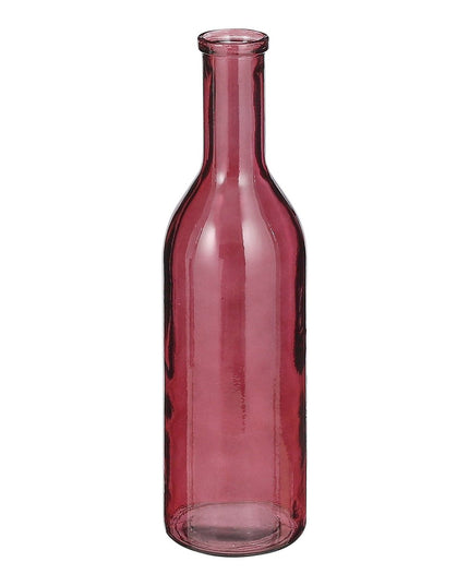 Decoratieve fles - Donkerrood