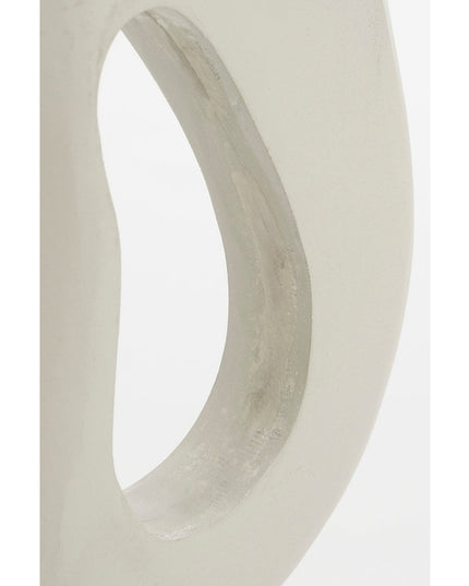 Decoratief beeld - Gebroken wit - Mango hout