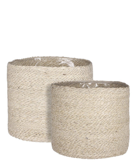 Plantenmand - Set - Crème