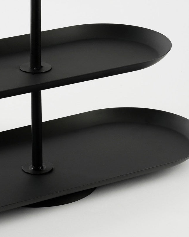 Etagère - Zwart - 2 verdiepingen