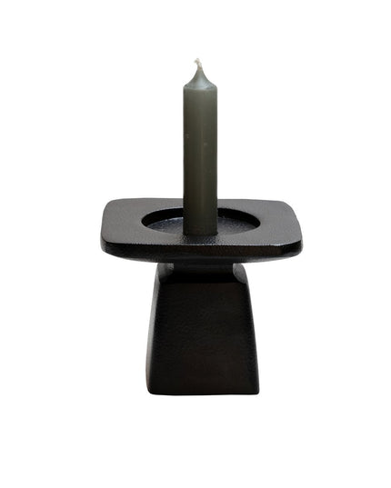 Kaarsen -en waxinelichthouder - Zwart