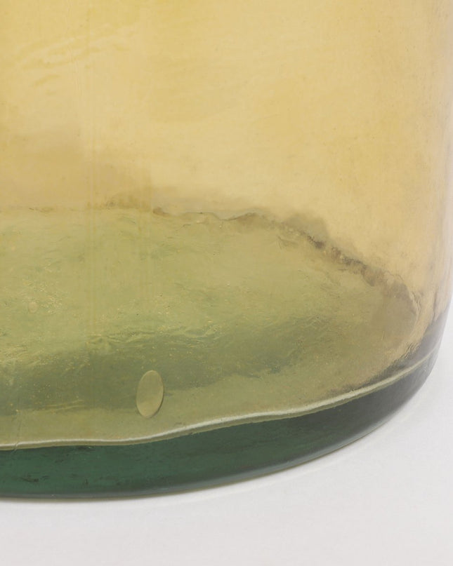 Decoratieve fles - Okergeel