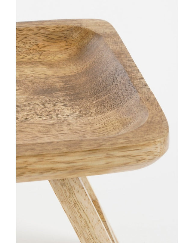 Dienblad - Donkerbruin Mango - Medium