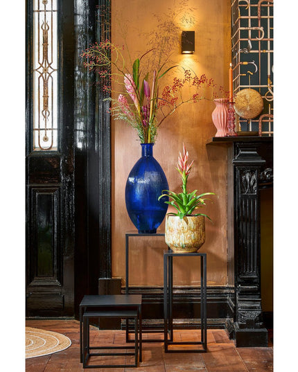 Decoratieve fles -  Donkerblauw