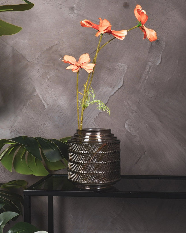 Vaas - Patroon - Glas - Smokey