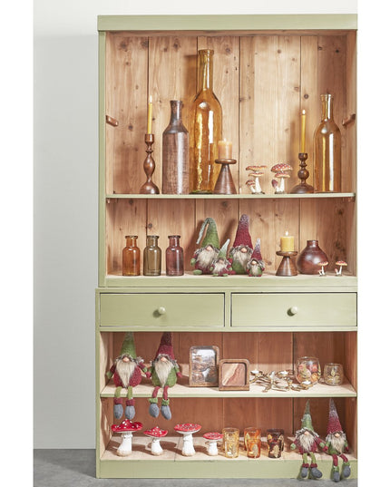 Decoratieve fles - Okergeel