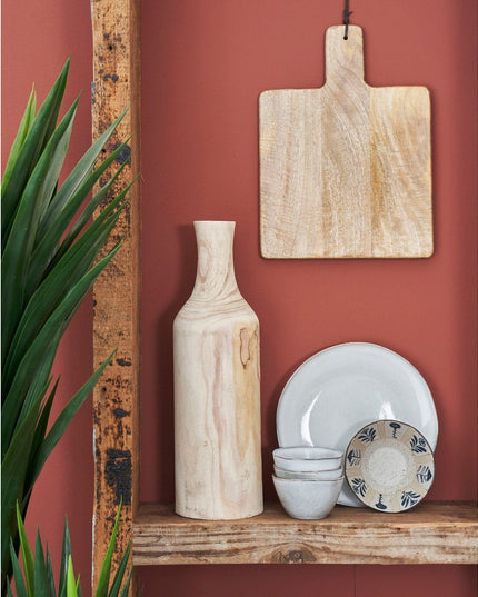 Vaas - Lichtbruin - Hout