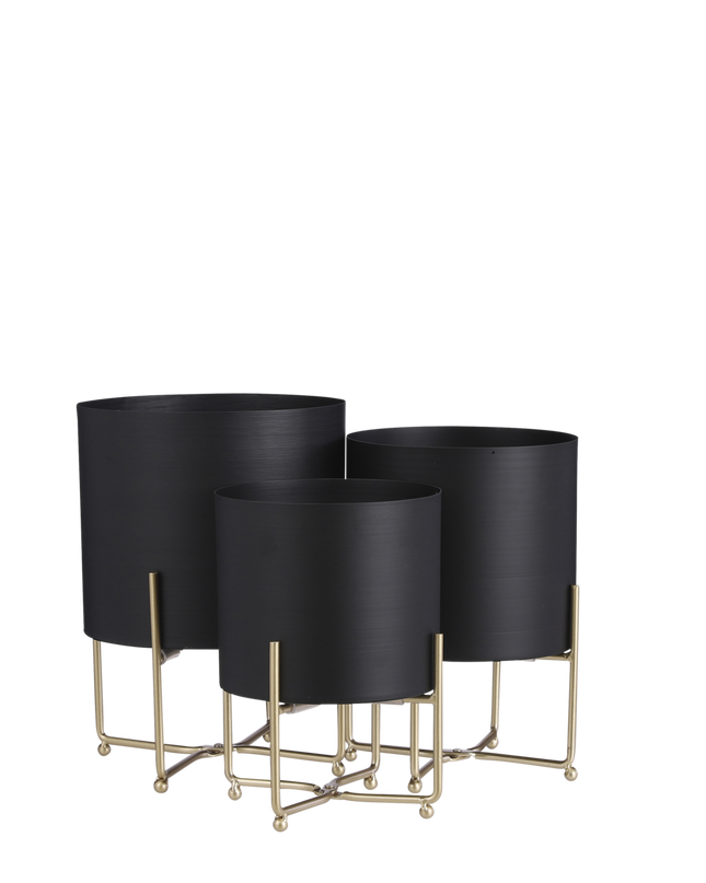 Plantenstandaard - Set - Zwart