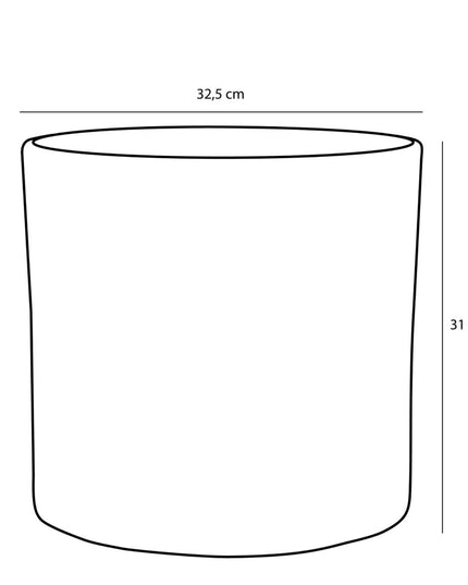 Bloempot binnen - Lichtgrijs