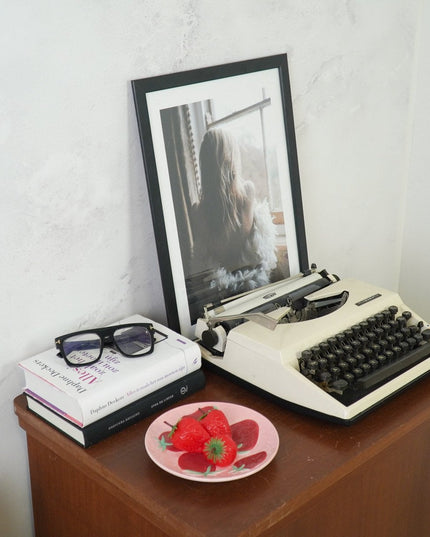 Decoratief bord - Roze/rood