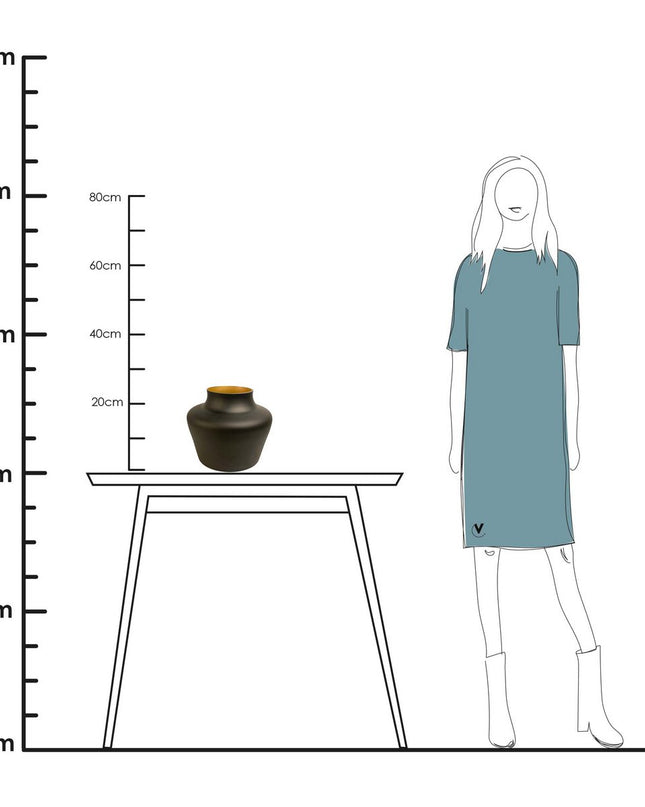 Vaas - Coral  Black gold