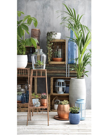 Decoratieve fles - Lichtblauw