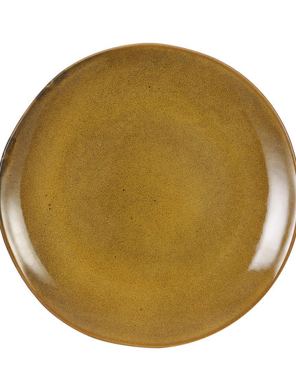 Dinerbord - Okergeel