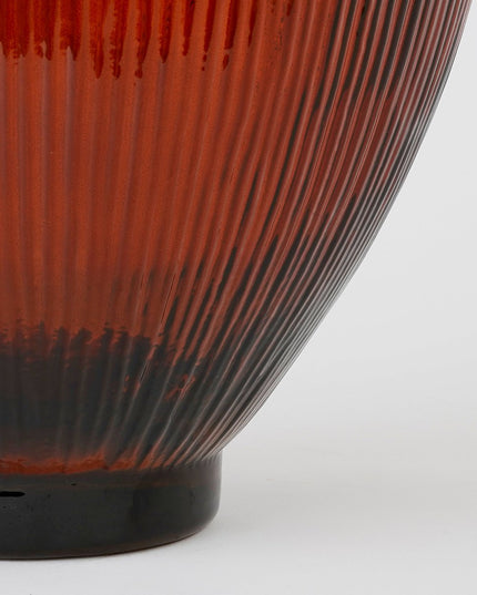 Decoratieve fles - Donkerbruin