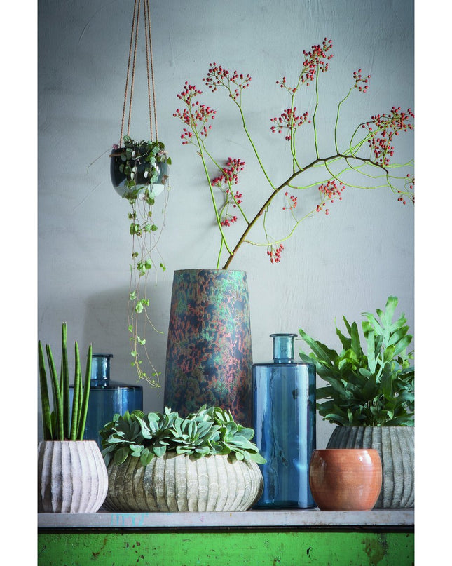 Decoratieve fles - Blauw