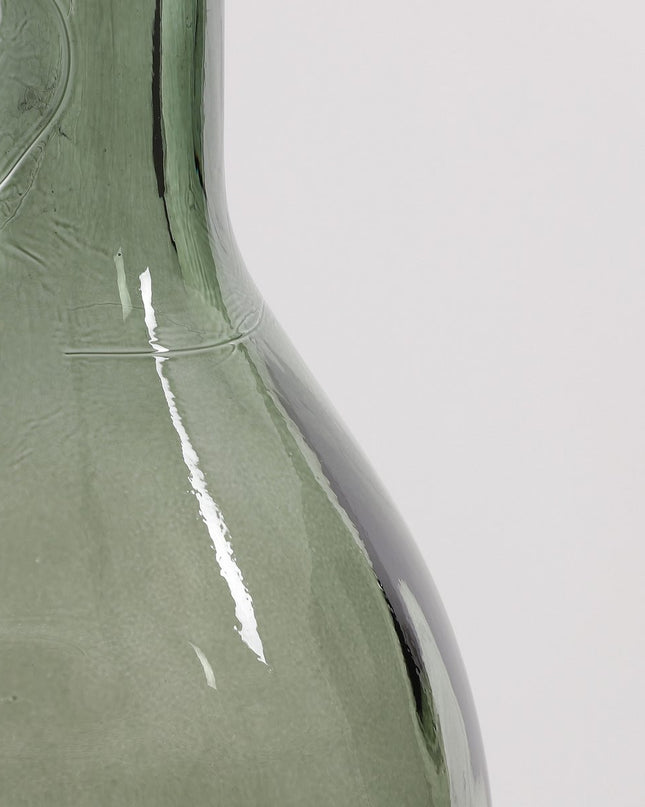 Flesvaas - Gerecycled glas - Groen/grijs